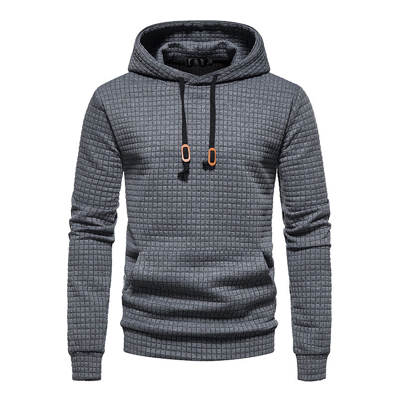 Men's Plaid Casual Hoodie