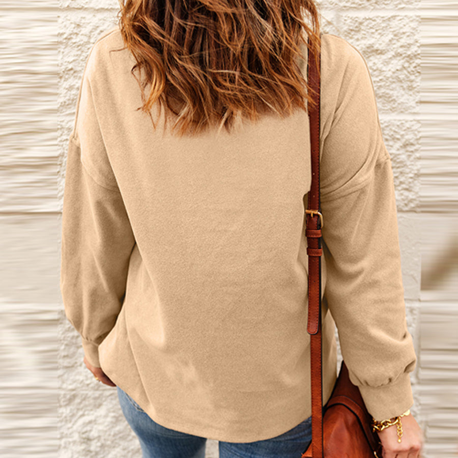 Women's Turtleneck Casual Sweatshirt