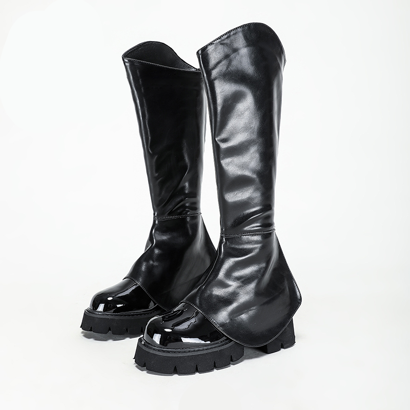 Women's Modern Black Y2K Tall Boots