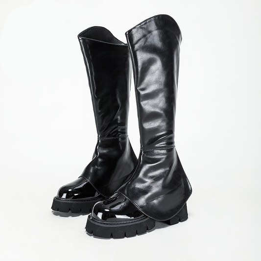 Women's Modern Black Y2K Tall Boots