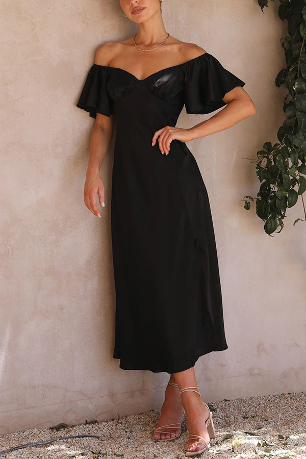 Women's Off-Shoulder Maxi Dress