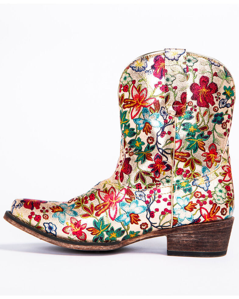 Women's Ethnic Embroidery Retro Boots