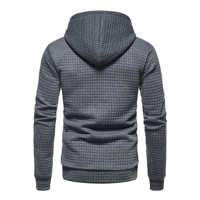 Men's Plaid Casual Hoodie