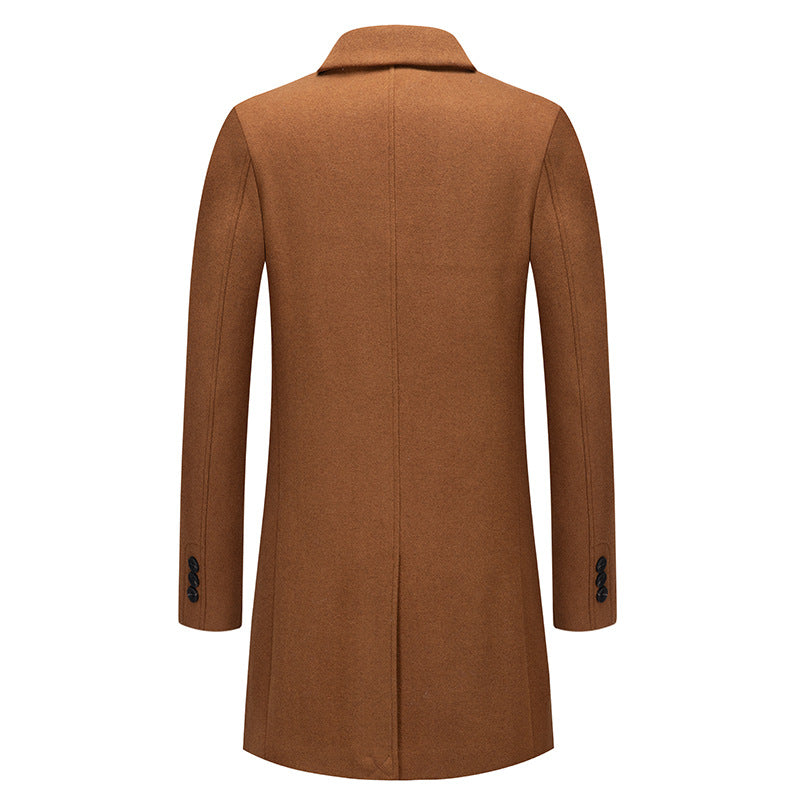 Men's Thickened Wool Slim Fit Jacket