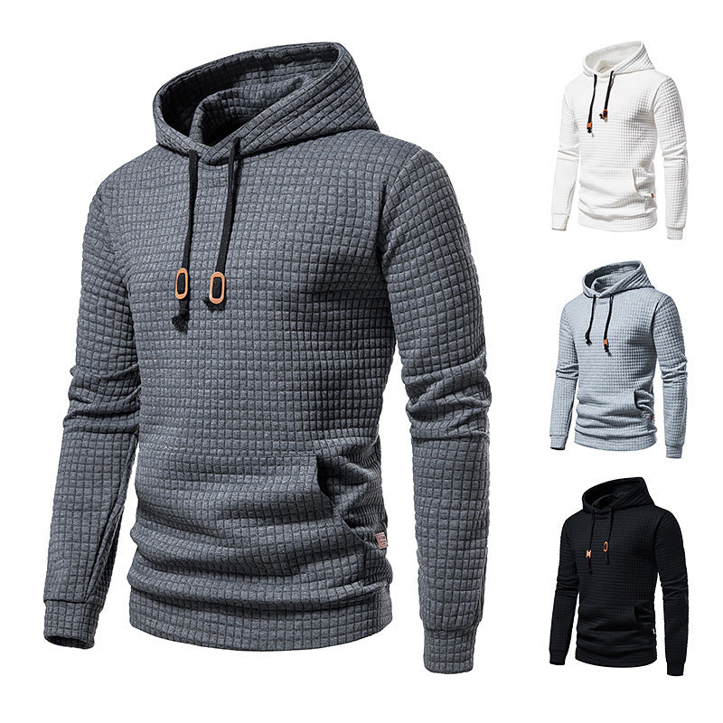 Men's Plaid Casual Hoodie