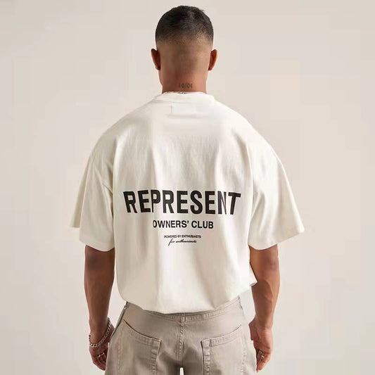 REPRESENT Unisex Casual Short Sleeve T-Shirt