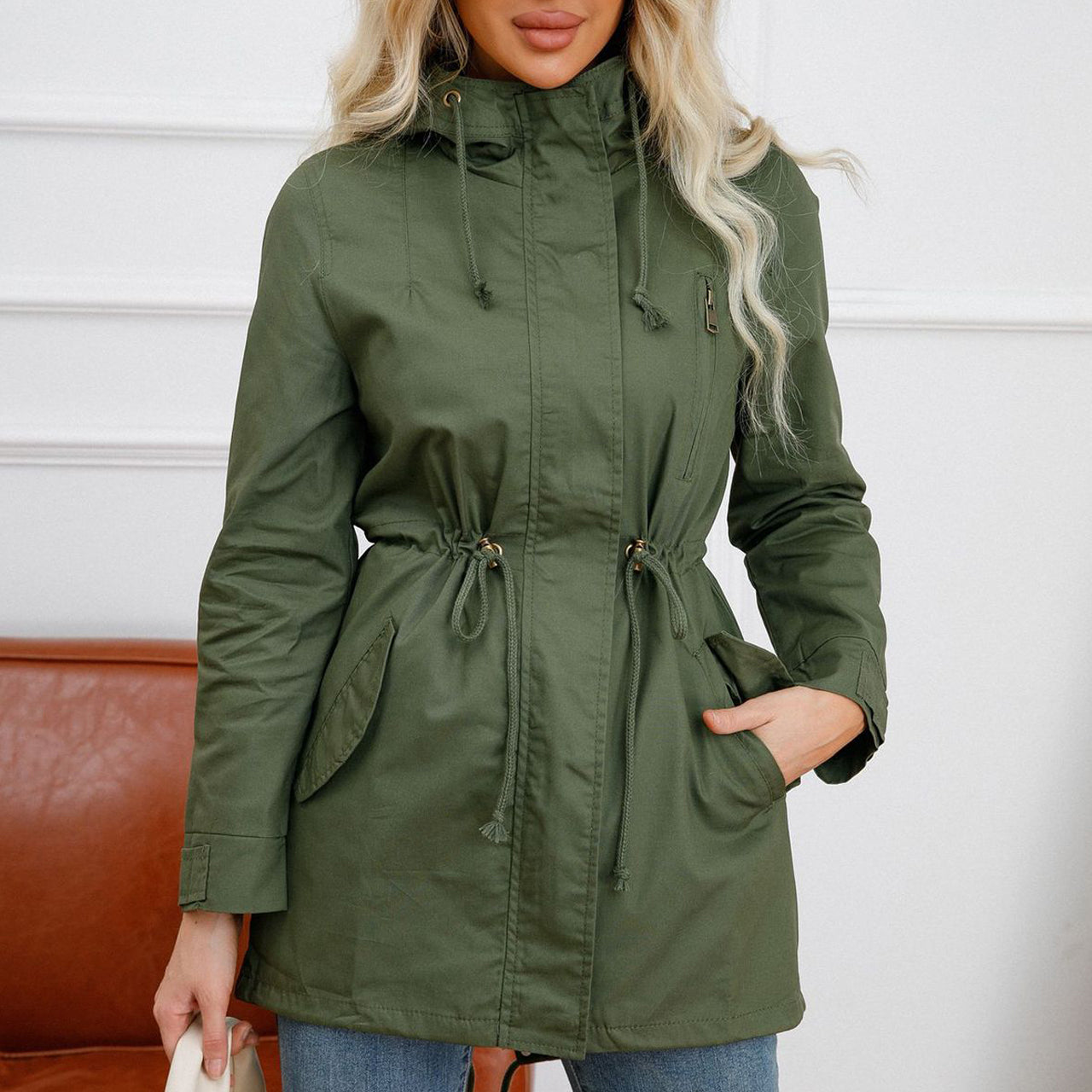 Casual Oversized Hooded Jacket For Women