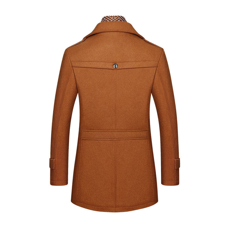 Men's Casual Slim Fit Wool Jacket