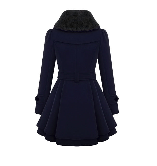 Women's Double Breasted Padded Coat