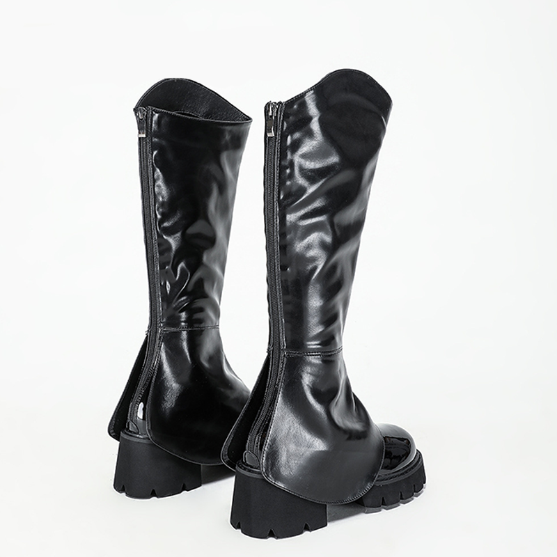 Women's Modern Black Y2K Tall Boots