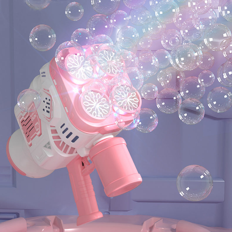 Colorful Lights 40 Holes Bubble Bazooka Bubble Gun Toy