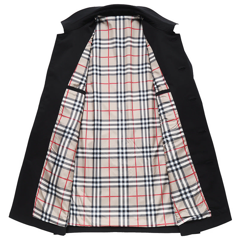 Men's Business Casual Plaid Jacket