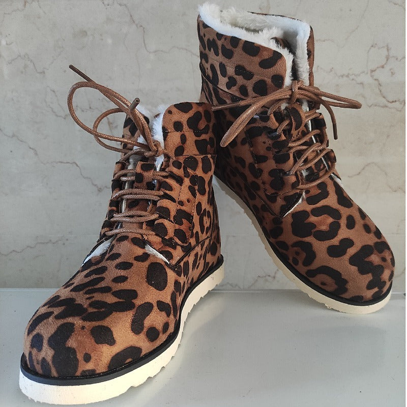 Warm Casual Inner Heightening Boots For Women