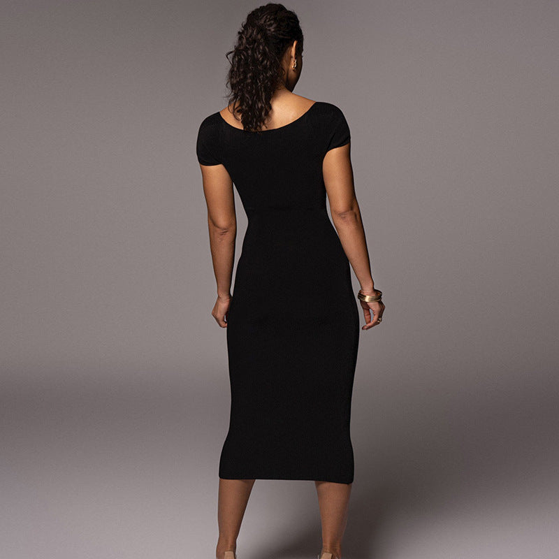 Woman Elegant Slim Dress