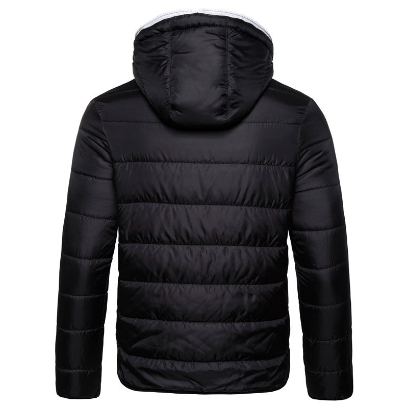 Hooded Regular Fit Cotton Jacket For Men