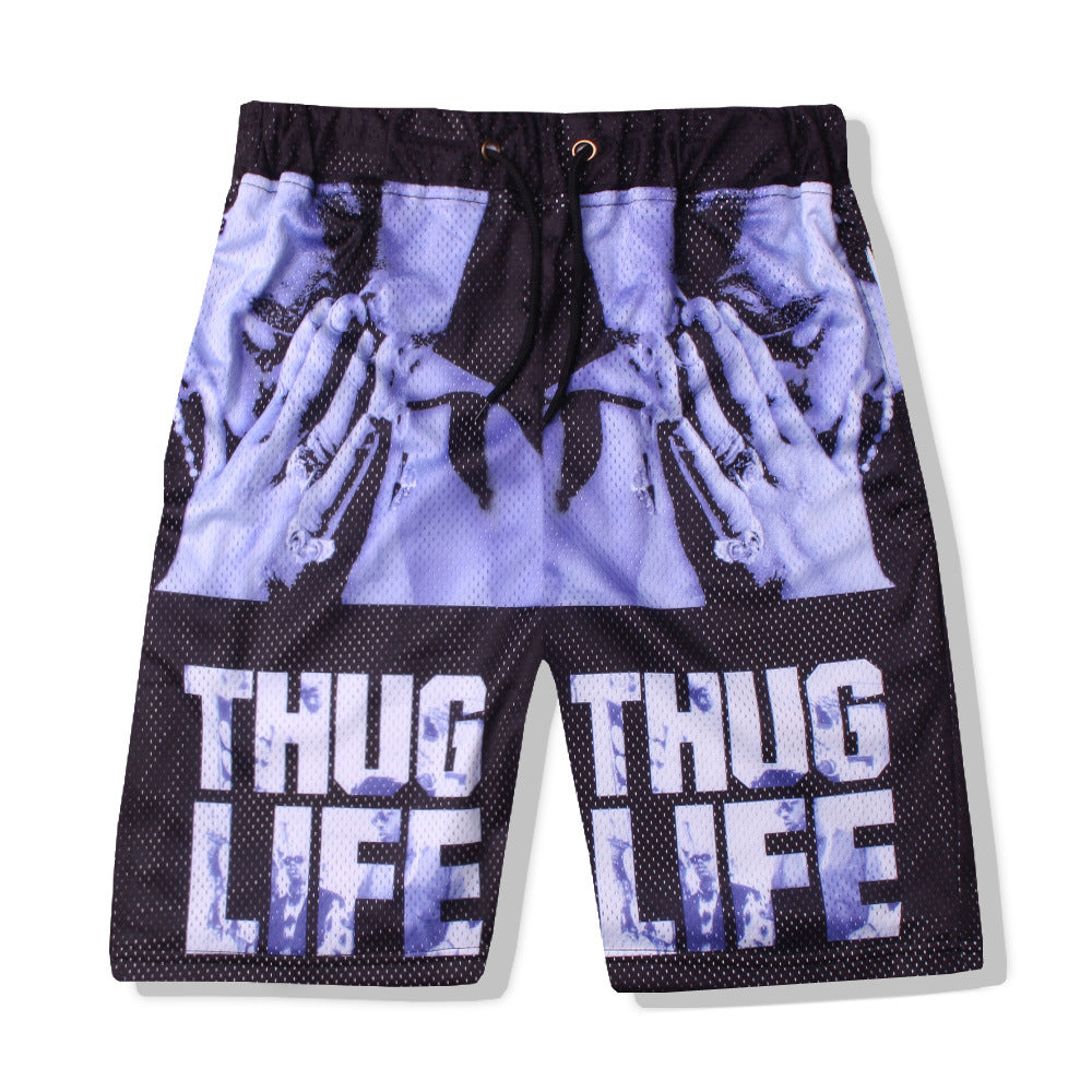 Men's Sweatpants Quick-Drying Men's Floral Pants