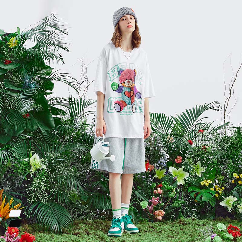 Summer Couple Cool Bear Short Sleeve T-Shirt