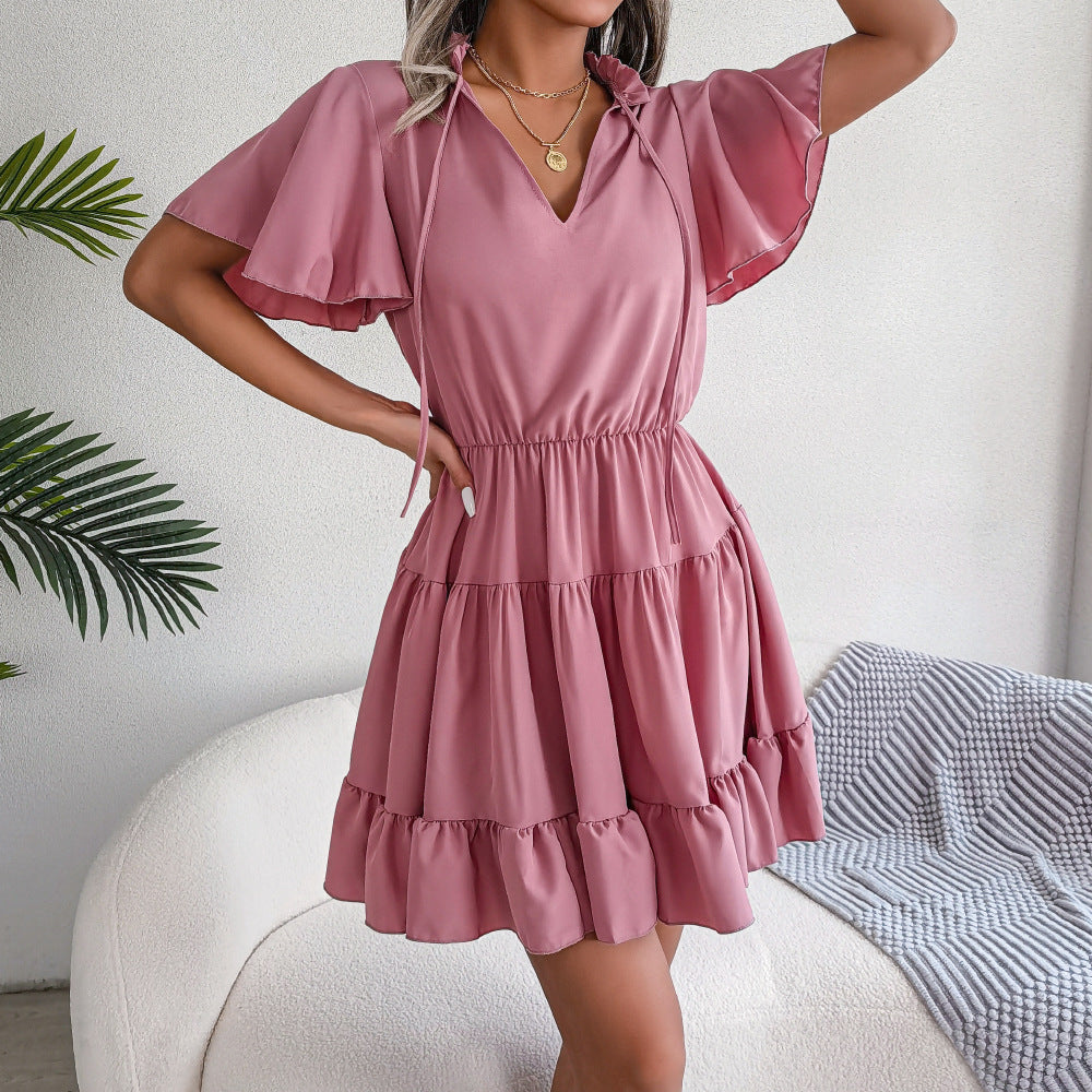 Casual Short Sleeve Summer Dress For Women