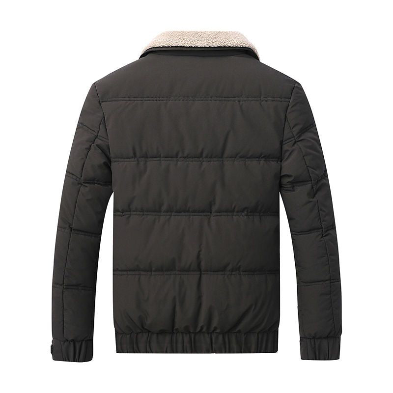 Men's Sherpa Lapel Winter Jacket