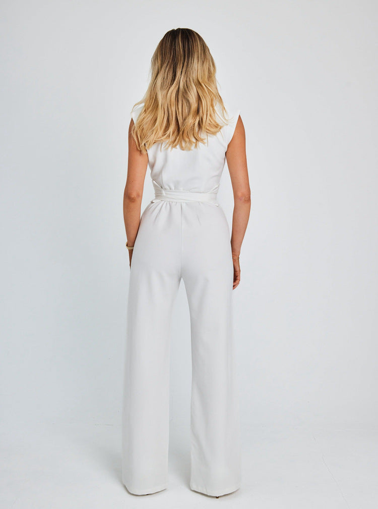 Women's Sleeveless Loose Jumpsuit