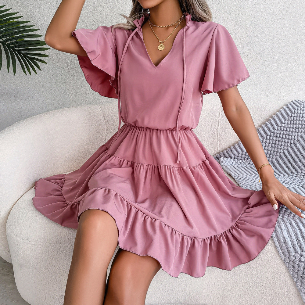 Casual Short Sleeve Summer Dress For Women