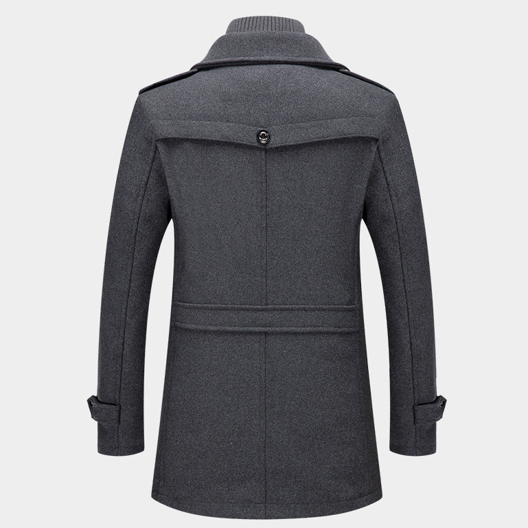 Men's Turtleneck Zip Winter Jacket