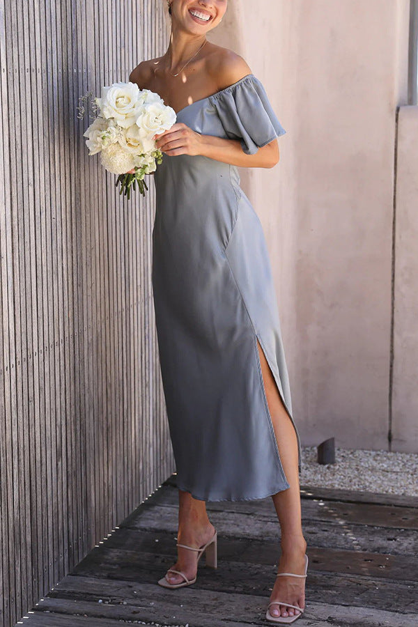 Women's Off-Shoulder Maxi Dress