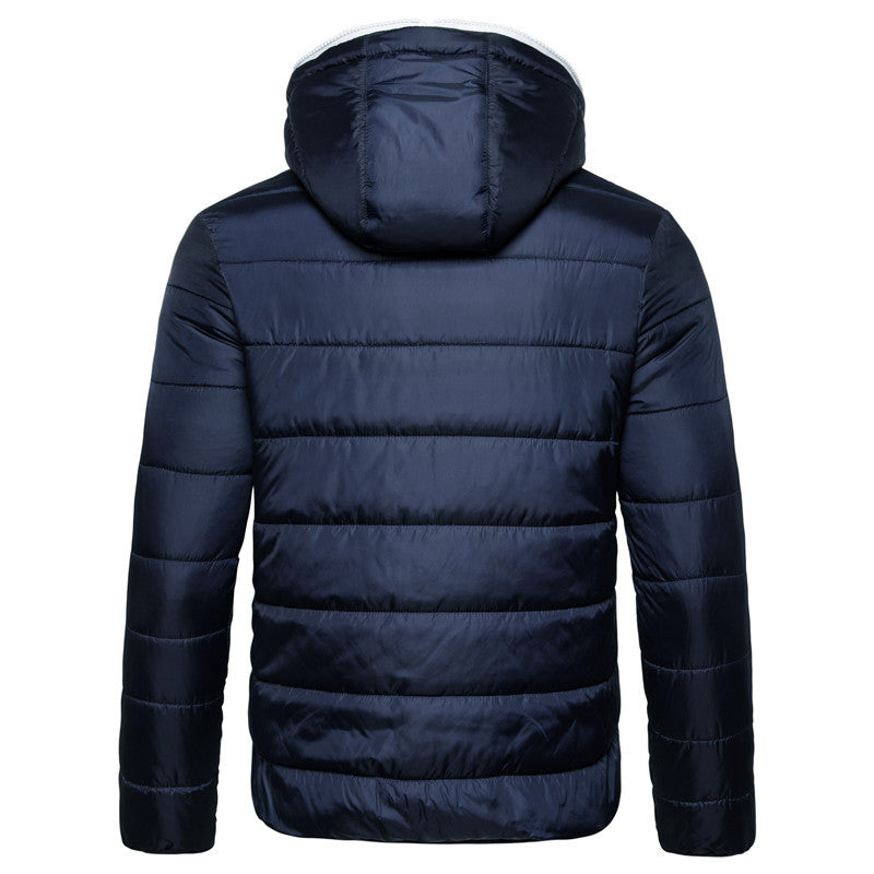Hooded Regular Fit Cotton Jacket For Men