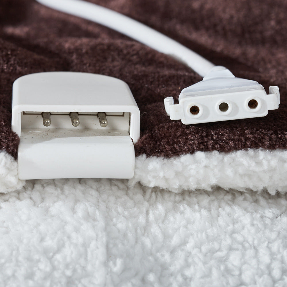 Flannel Sherpa Heater Blanket Electric USA 110V