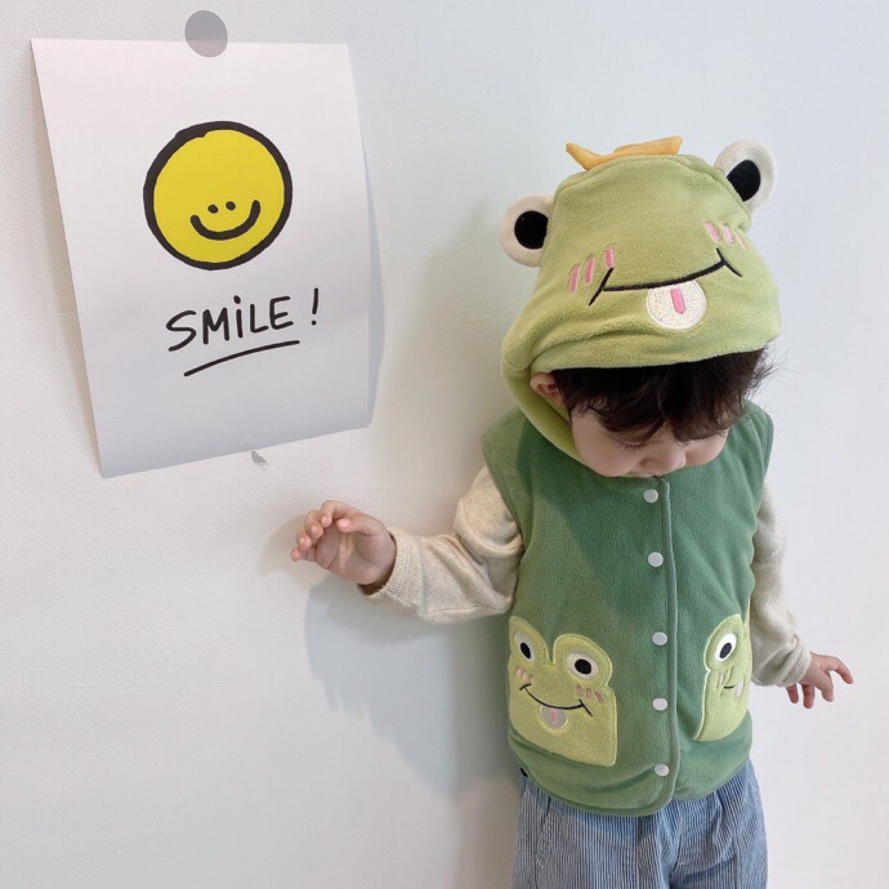 Cute Children Panda Cartoon Vest Jacket
