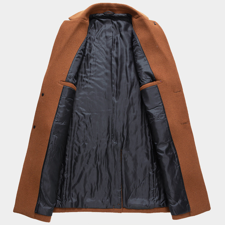 Men's Thickened Wool Slim Fit Jacket
