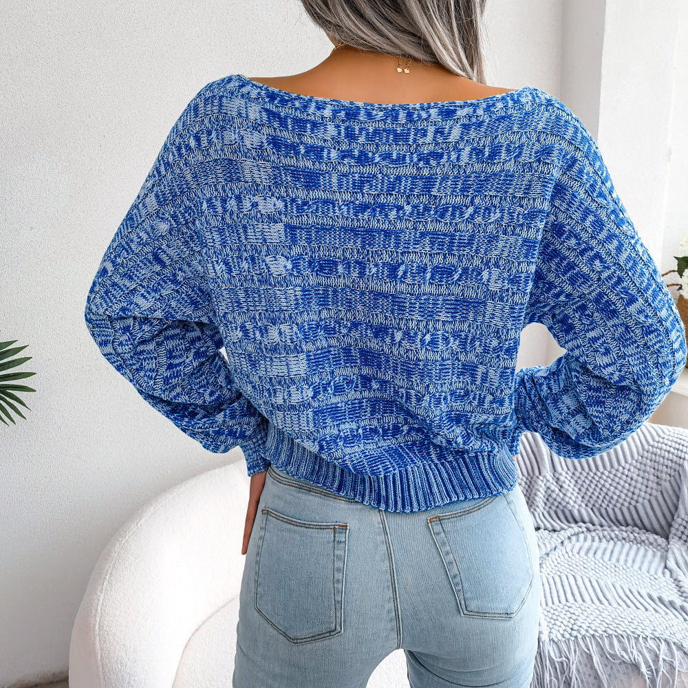 Casual Loose Off-Shoulder Sweater For Women
