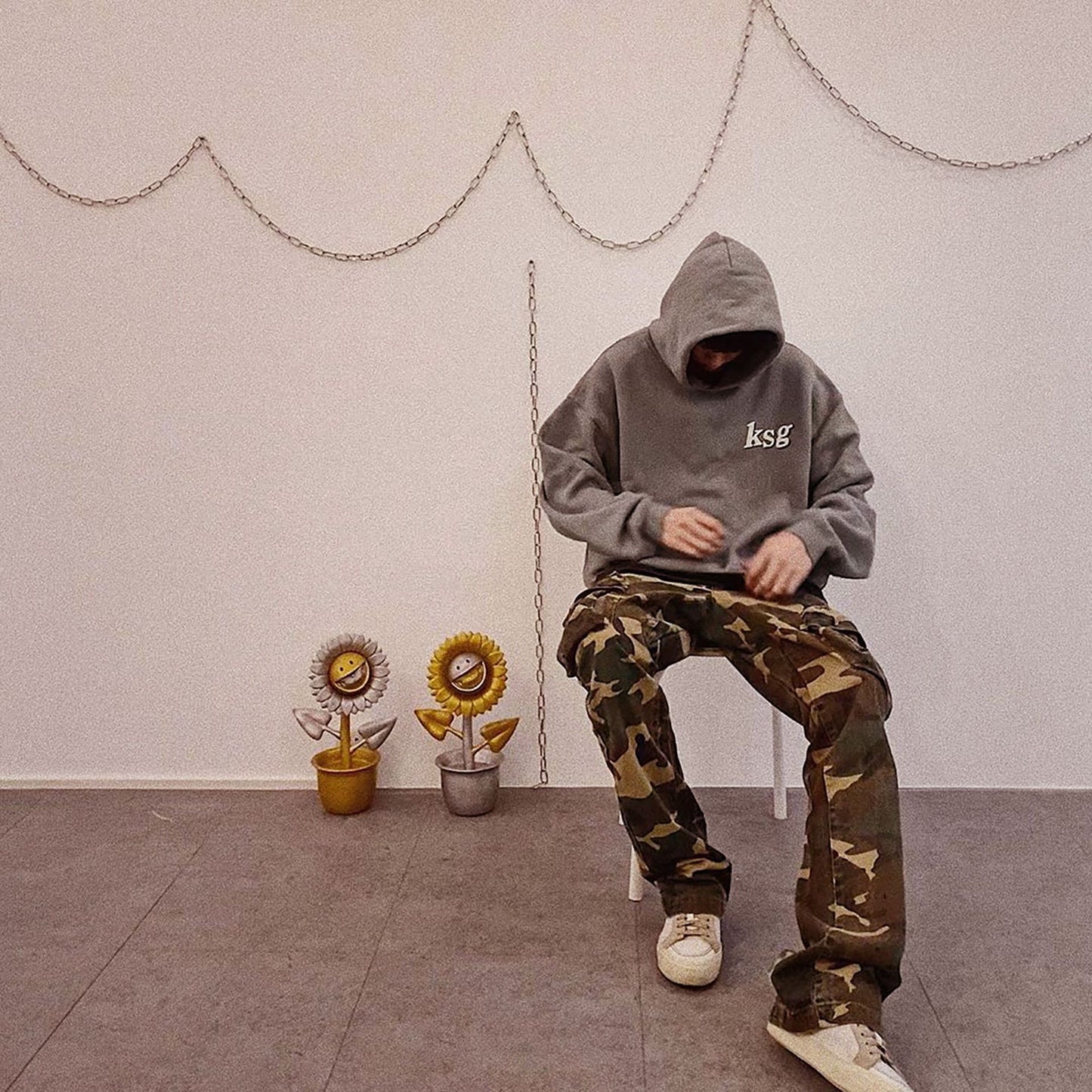 Kids See Ghosts Unisex Relaxed Oversized Hoodie