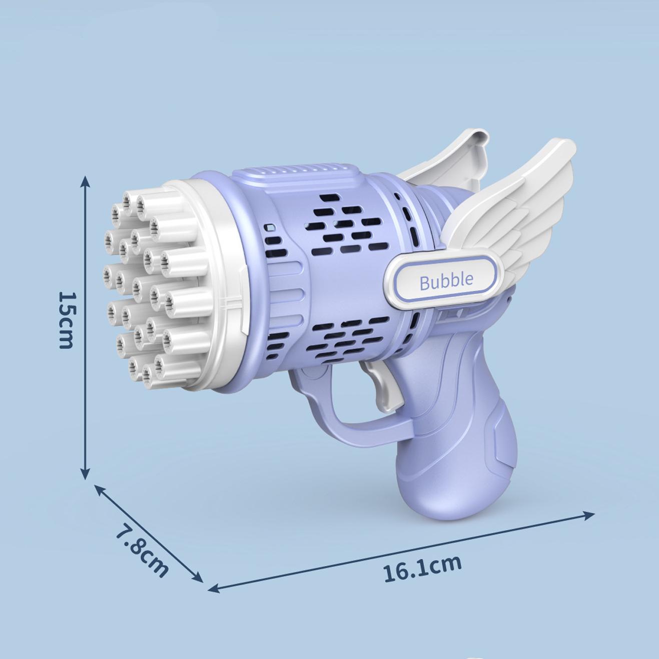 23 Hole Porous Bubble Gun Toy