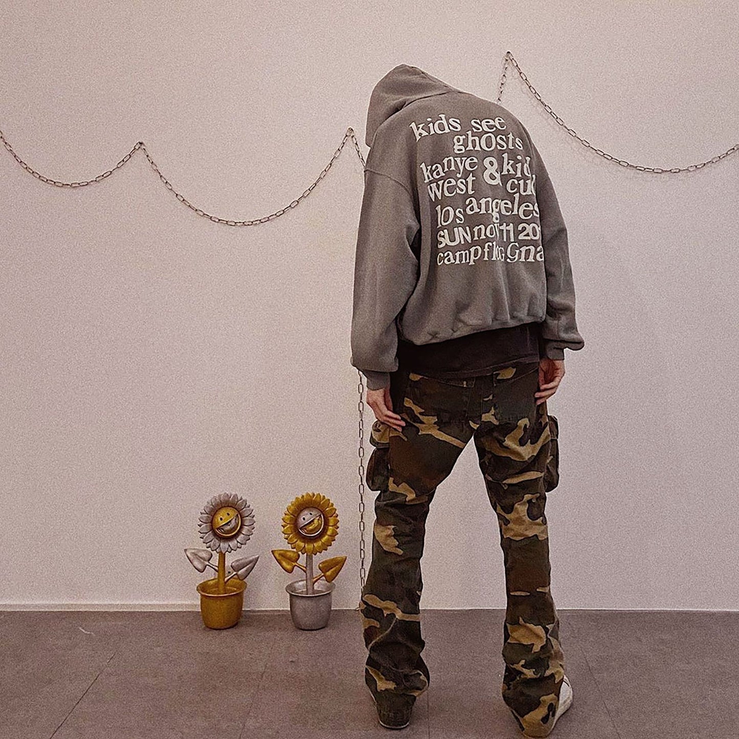 Kids See Ghosts Unisex Relaxed Oversized Hoodie