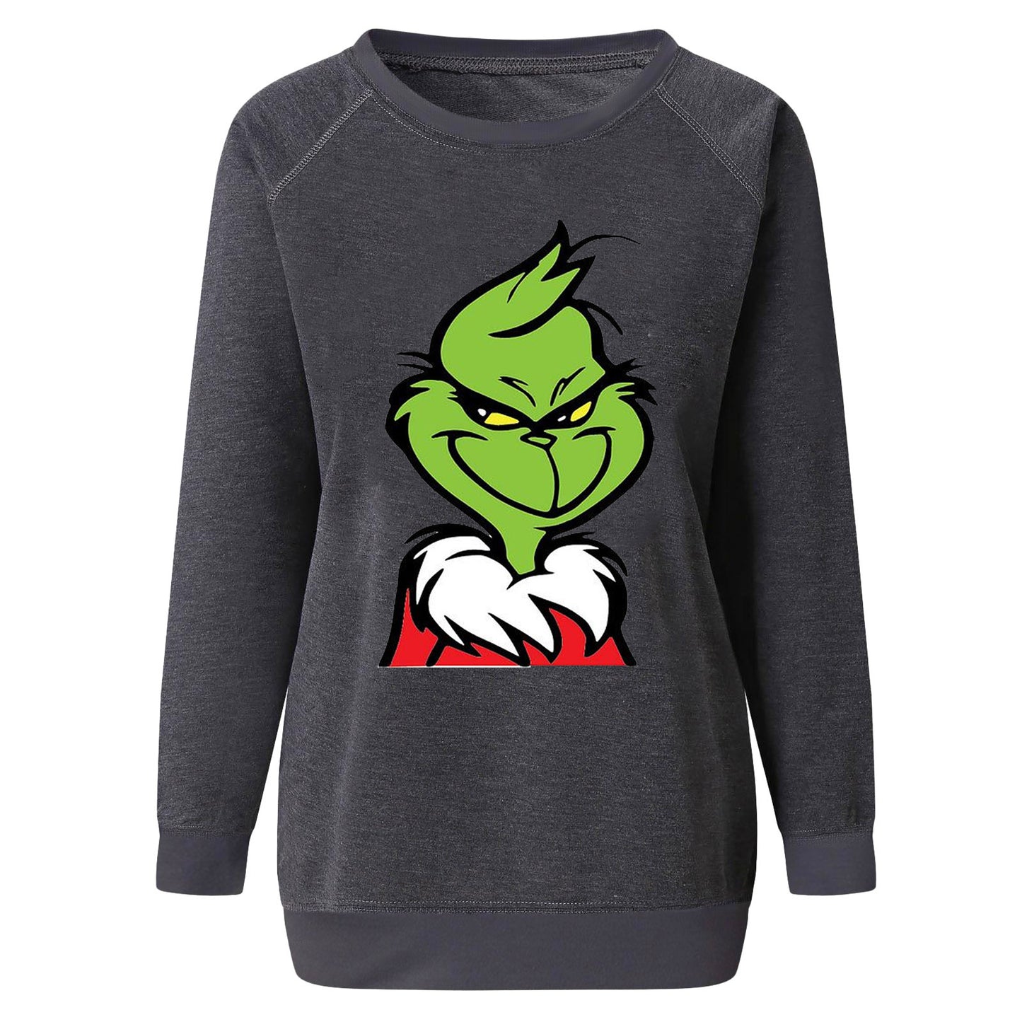 Women's Casual Grinch Christmas Sweatshirts