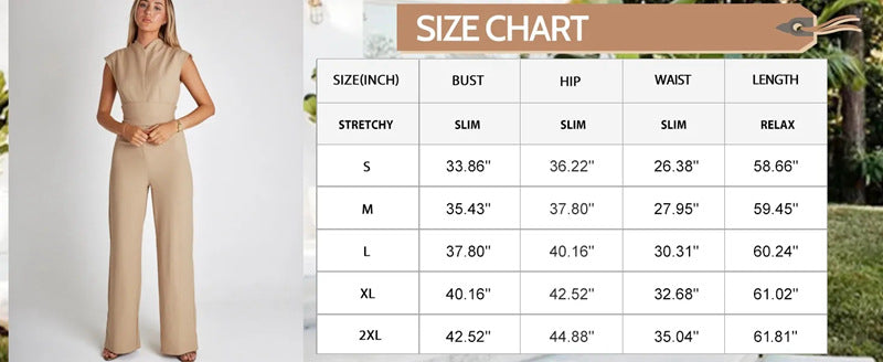 Women's Sleeveless Loose Jumpsuit