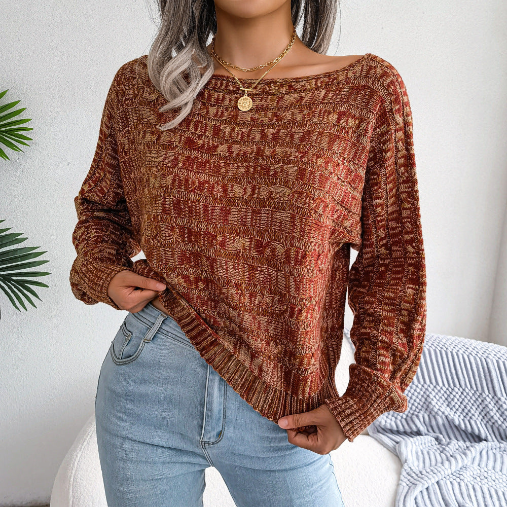 Casual Loose Off-Shoulder Sweater For Women