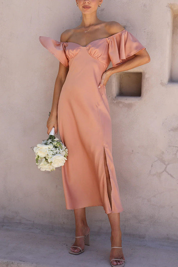 Women's Off-Shoulder Maxi Dress