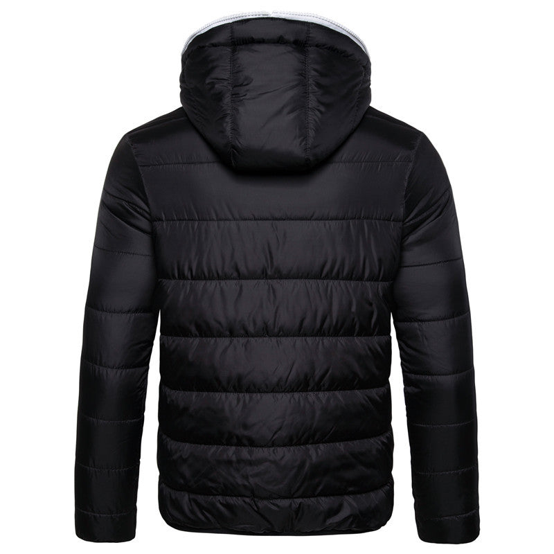 Hooded Regular Fit Cotton Jacket For Men