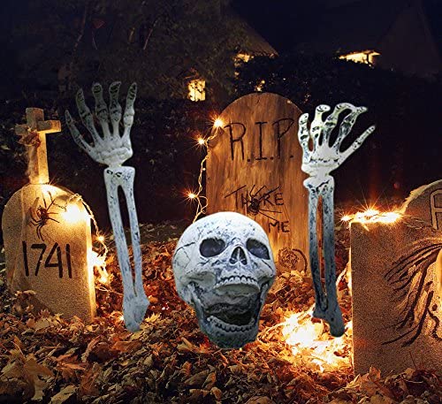 Halloween Skull Three-piece Garden Secret Room Halloween Dress Up Props