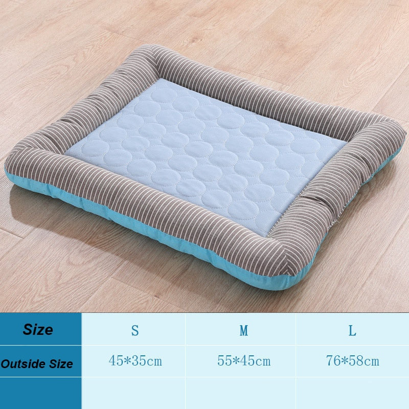 Cool, Beathable And Comfortable Summer Pet Mat