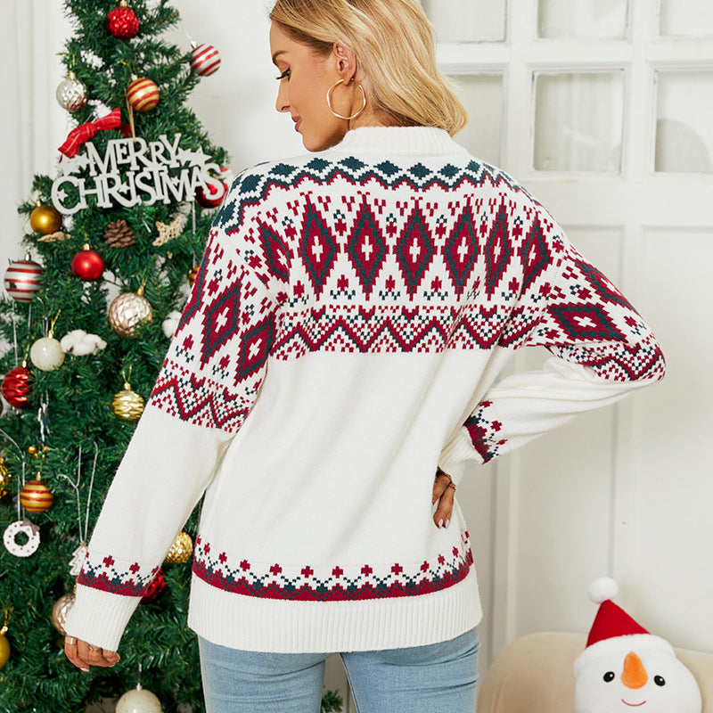 Christmas Red Sweater For Women