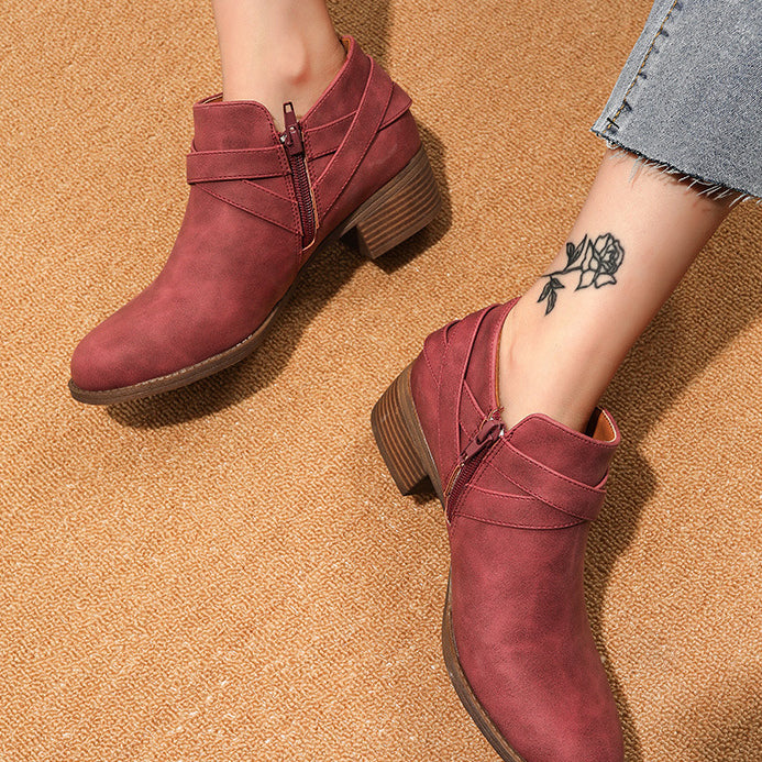 Women's Fall Vintage Plush Boots
