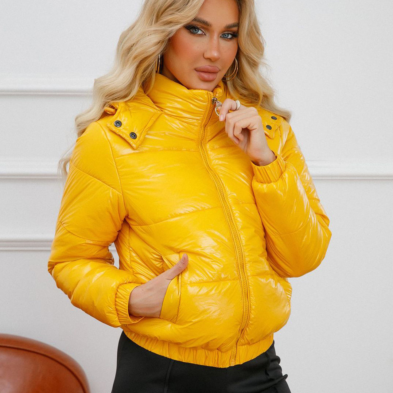 Hooded Winter Thermal Jacket For Women