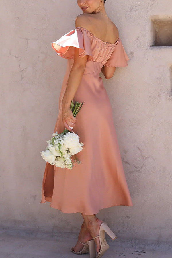 Women's Off-Shoulder Maxi Dress