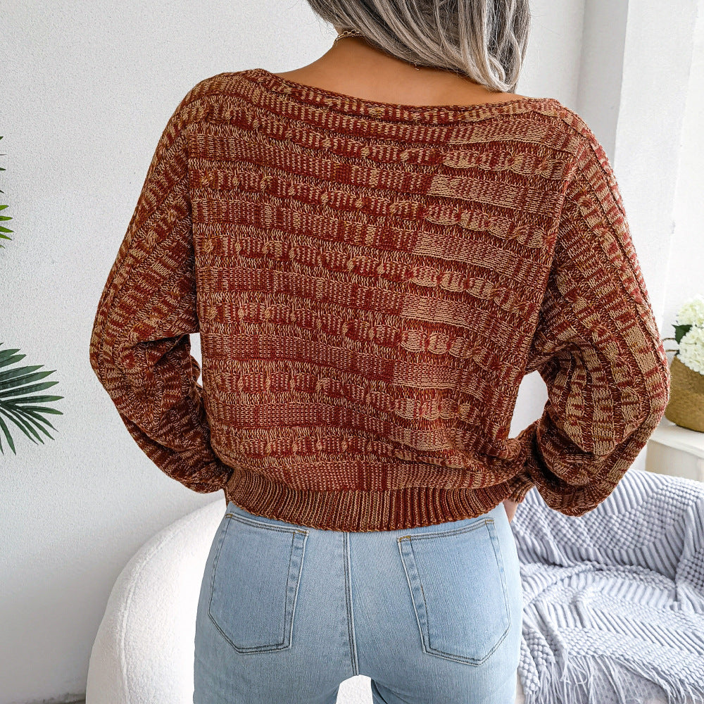 Casual Loose Off-Shoulder Sweater For Women