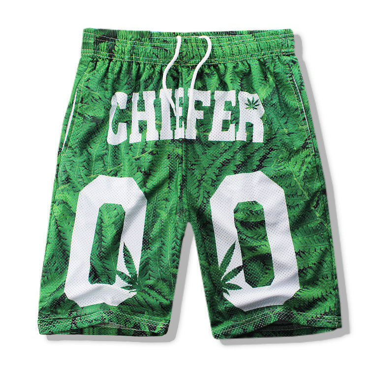 Men's Sweatpants Quick-Drying Men's Floral Pants