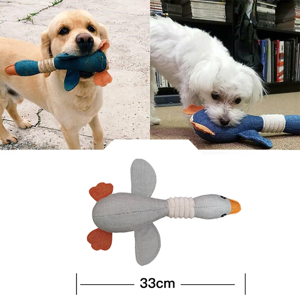 Dog Toy Plush Vocal Animal Chewing Pet Toy