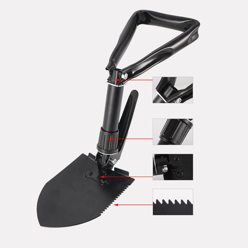 Outdoor Folding Shovel Camping Out Fishing Multifunctional Shovel